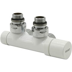 Kit robinet coude 50 mm équerre VALKIT50SQUCU01 thermostatisable 