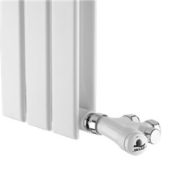 Kit robinet coude monotube équerre/droit 90° VALMONDIR01 thermostatisable 
