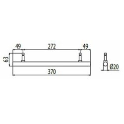 Porte-serviettes ASTETTONDO25S01 Tondo 25 S 