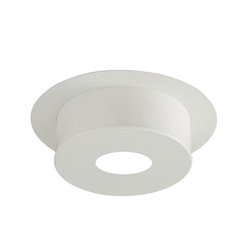 Finition plafond ronde Inox Galva FPH120I/G/130/9020 Ø 130 Blanc