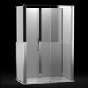 Cabine Onyx Porte Coulissante 1290SLLAWH 1200x900 mm en niche gauche
