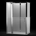 Cabine Onyx Porte Duo 1290DDRAWH 1200x900 mm en niche droite
