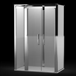 Cabine Onyx Porte Saloon 1290SDRCWH 1200x900 mm en angle droite
