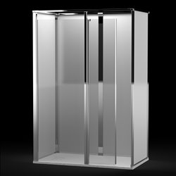 Cabine Onyx Porte Segment Pivotant 1780LBRAWH 1700x800 mm en niche droite