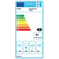 Hotte décorative VALUE X A 90 5838795 murale 500 m3/h