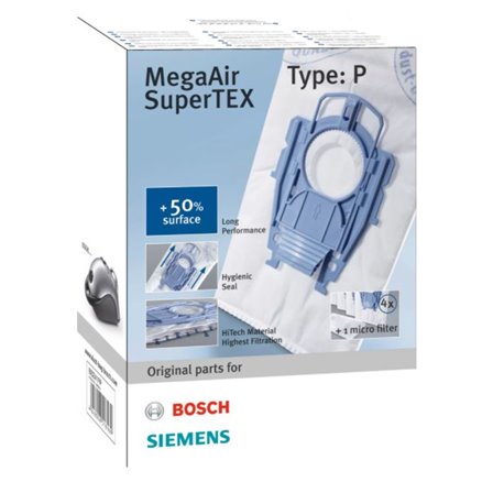Sac aspirateur BBZ41FP lot de 4 sacs pour Bosch BSG8