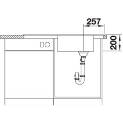 Evier Faron XL 6 S Silgranit 524803 Anthracite 