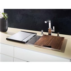 Planche à Decouper En Noyer P/Zerox-Claron If 223074 Zerox Noyer 360x420x40 mm