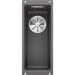 Evier Subline 160-U Silgranit 523397 190x460 mm Gris Rocher