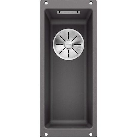 Evier Subline 160-U Silgranit 523397 190x460 mm Gris Rocher