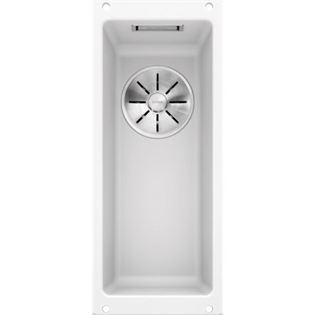 Evier Subline 160-U Silgranit 523400 190x460 mm Blanc