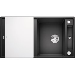 Evier Axia III 5 S Silgranit PuraDur 523215 Planche verre blanc Anthracite