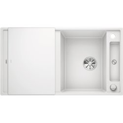 Evier Axia III 5 S Silgranit PuraDur 523219 Planche verre blanc Blanc