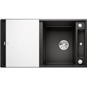 Evier Axia III 5 S Silgranit PuraDur 525844 Planche verre blanc Noir