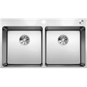 Evier Andano 400/400IF/A 525249 Cuve double 865x500 mm