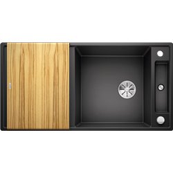 Evier Axia III XL 6 S 523500 Planche frêne Anthracite