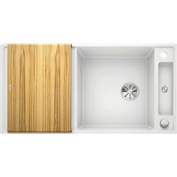 Evier Axia III XL 6 S 523504 Planche frêne Blanc