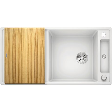 Evier Axia III XL 6 S 523504 Planche frêne Blanc