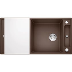Evier Axia III XL 6 S 523519 Planche verre blanc Café