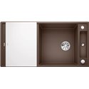 Evier Axia III XL 6 S 523519 Planche verre blanc Café