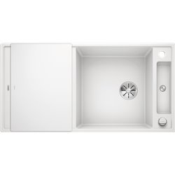Evier Axia III XL 6 S 523514 Planche verre blanc Blanc