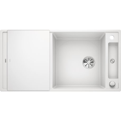 Evier Axia III XL 6 S 523514 Planche verre blanc Blanc