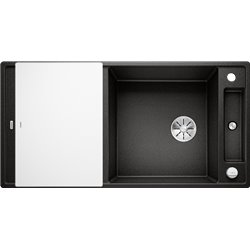Evier Axia III XL 6 S 525857 Planche verre blanc Noir