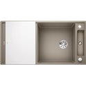 Evier Axia III XL 6 S 523517 Planche verre blanc Tartufo