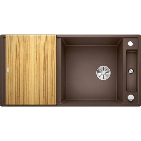 Evier Axia III XL 6 S 523509 Planche frêne Café