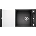 Evier Axia III XL 6 S-F Silgranit PuraDur 523526 Planche verre blanc Anthracite