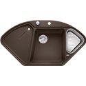 Evier Blancodelta II 9E-F à encastrer à fleur 523675 Café 