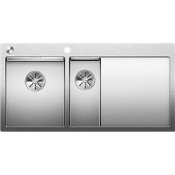 Evier Claron 6 S-IF Steelart 521646 Cuve simple et vide sauce Egouttoir à droite
