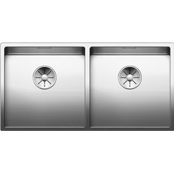 Evier Claron 400/400-IF Steelart 521617 Cuve double 865x440 mm