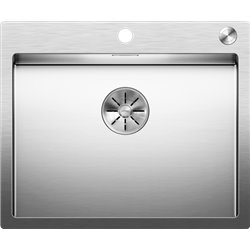 Evier Claron 550-IF/A Steelart 521639 Cuve simple 610x510 mm