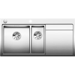 Evier Divon II 6 S-IF Inox 521661 1000x510 mm égouttoir à droite+vide sauce