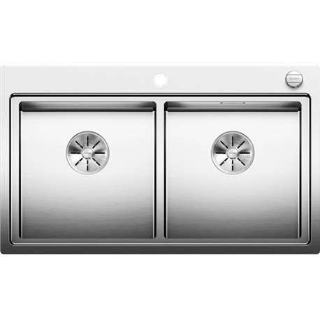 Evier Divon II 8-IF Inox 521663 860x510 mm double cuve Evier Divon II 8-IF Inox 521663 860x510 mm double cuve