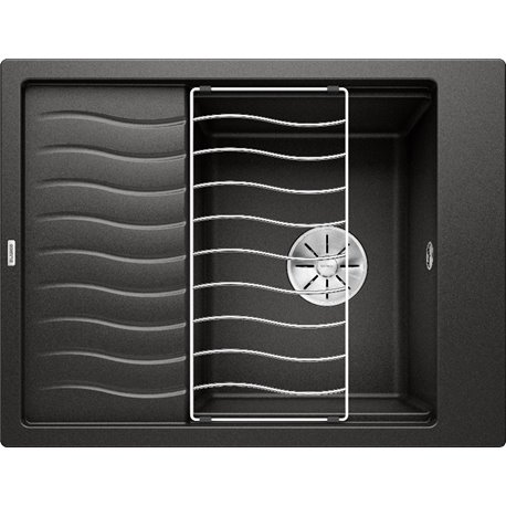 Evier Elon 45 S 525880 Manuel Noir