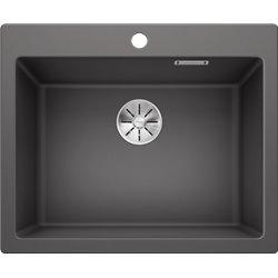 Evier Pleon 6 521679 Gris rocher , vidage manuel