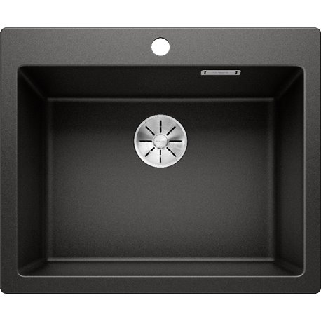 Evier Pleon 6 525953 Noir , vidage manuel