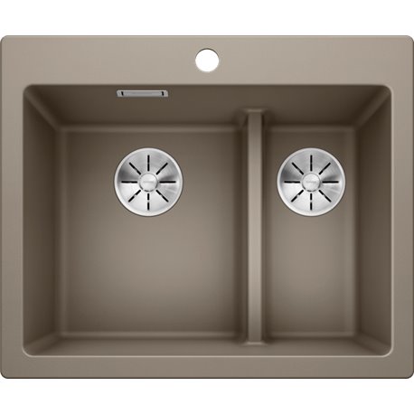 Evier Pleon 6 Split 521696 Tartufo, vidage manuel 