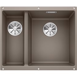 Evier Subline 340/160-U Silgranit 523565 Grande cuve droite Tartufo