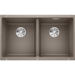 Evier Subline 350/350-U Silgranit 523581 Tartufo 