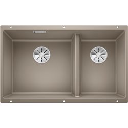 Evier Subline 430/270-U Silgranit 523158 Tartufo 