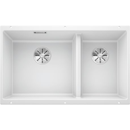 Evier Subline 430/270-U Silgranit 523155 Blanc 