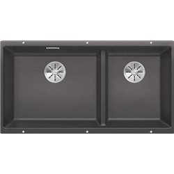 Evier Subline 480/320-U Silgranit 523585 Gris Rocher 