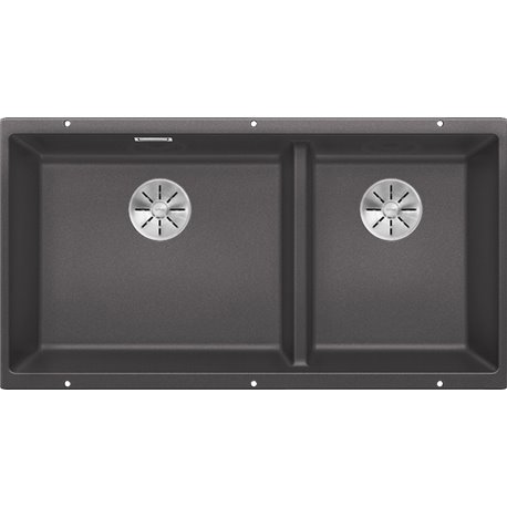 Evier Subline 480/320-U Silgranit 523585 Gris Rocher 