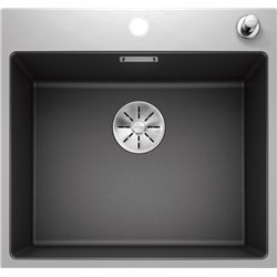 Evier Subline 500-IF/A Steelframe Silgranit 524111 Anthracite Automatique