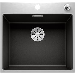 Evier Subline 500-IF/A Steelframe Silgranit 525999 Noir Automatique
