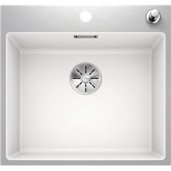 Evier Subline 500-IF/A Steelframe Silgranit 524112 Blanc Automatique