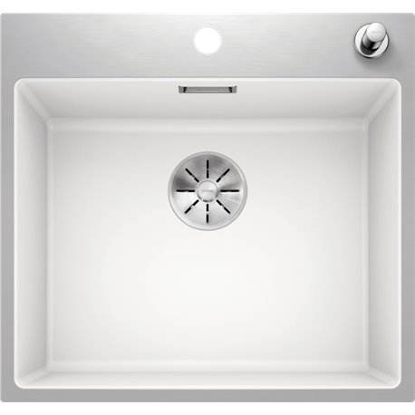 Evier Subline 500-IF/A Steelframe Silgranit 524112 Blanc Automatique Evier Subline 500-IF/A Steelframe Silgranit 524112 Blanc Automatique